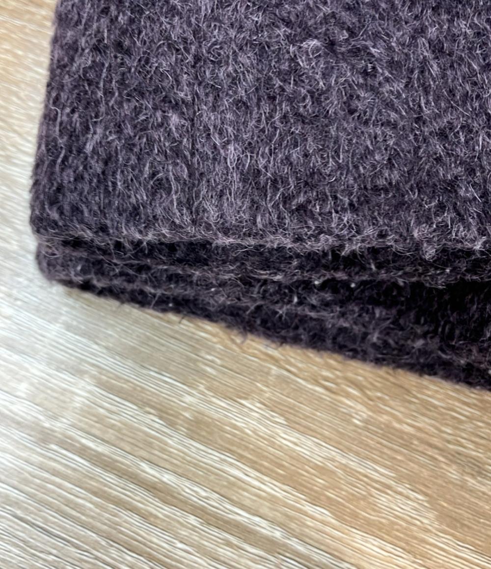 MAX MARA STUDIO チェスターコート アルパカ パープル ミセス エレガンス レディース SIZE 38 (S) マックスマーラ ステュディオ