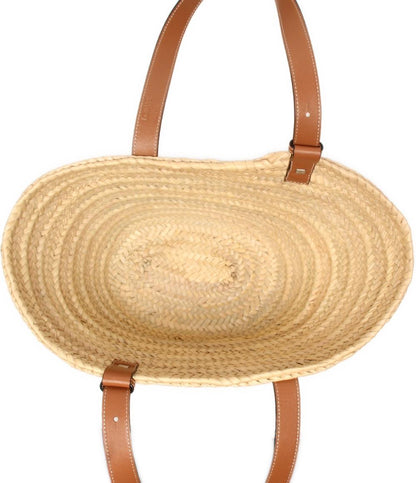 ロエベ かごバッグ ショルダーバッグ 肩掛け バスケットバッグ ヤシの葉&カーフ レディース LOEWE