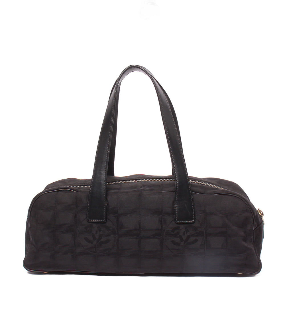 CHANEL ショルダーバッグ 肩掛け  ミニボストンバッグ ゴールド金具 10番台 ニュートラベル レディース シャネル