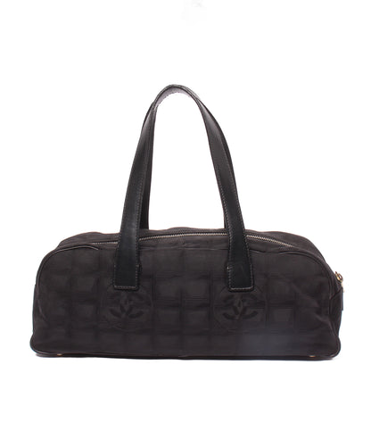 CHANEL ショルダーバッグ 肩掛け  ミニボストンバッグ ゴールド金具 10番台 ニュートラベル レディース シャネル