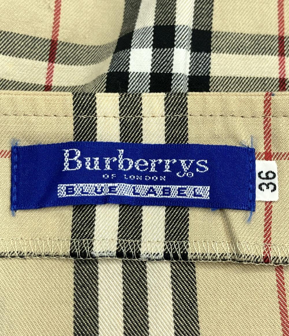 バーバリーブルーレーベル チェック柄ラップスカート レディース SIZE 36 (S) BURBERRY BLUE LABEL