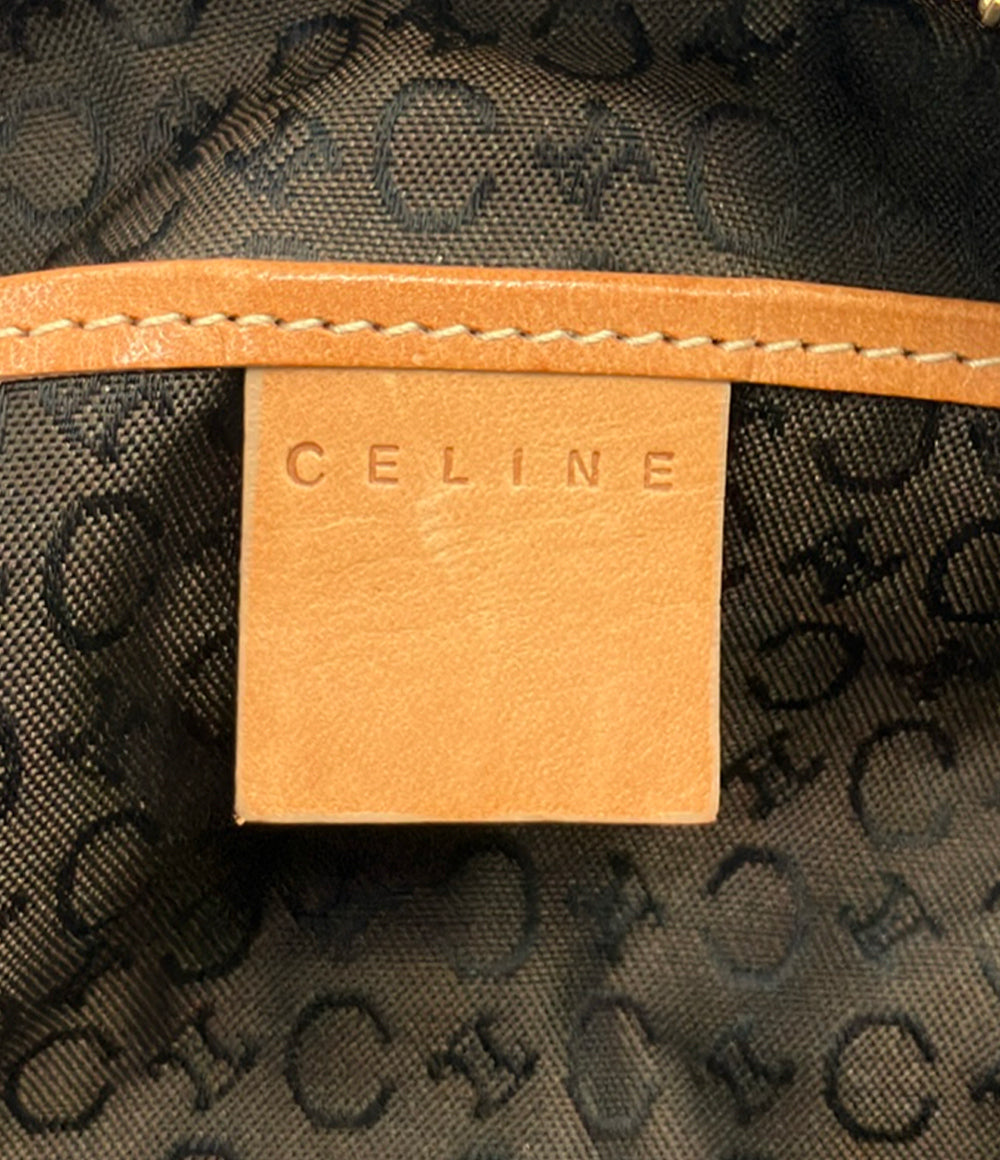 CELINE スエード ショルダーバッグ 肩掛け Cマカダム MC00 2 レディース セリーヌ