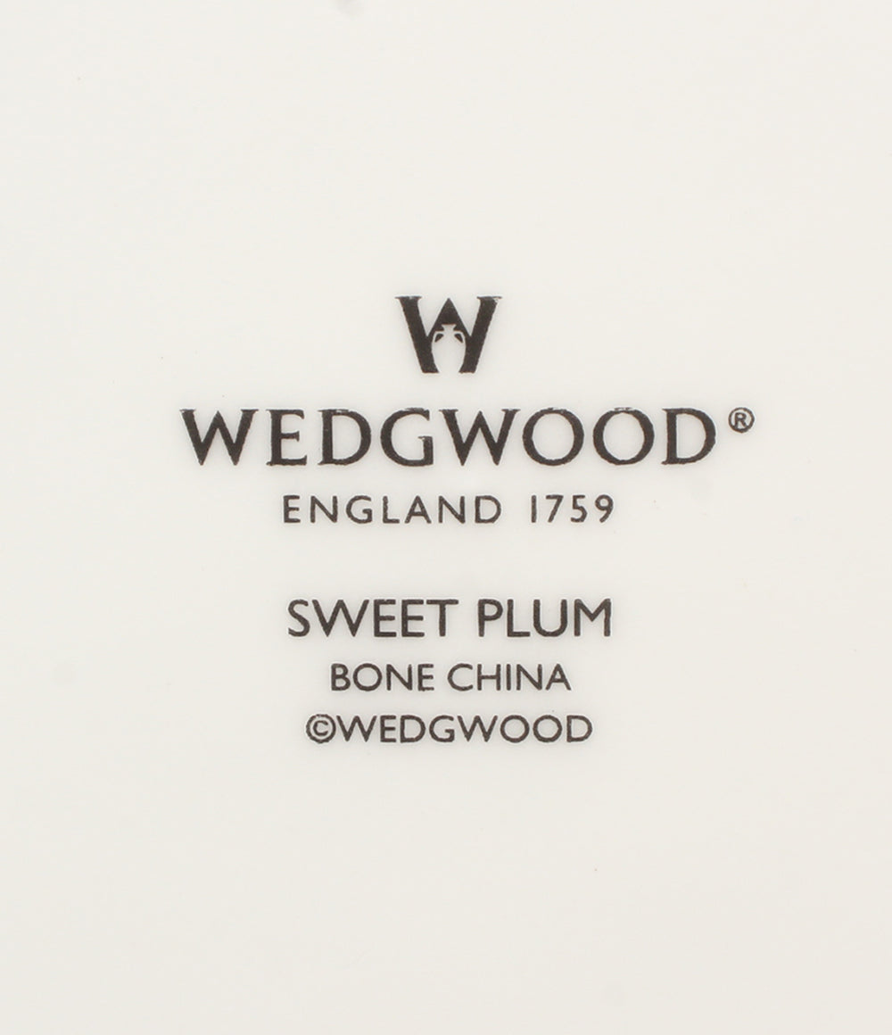 美品 WEDGWOOD スクエアプレート 皿 21cm スウィートプラム ウェッジウッド