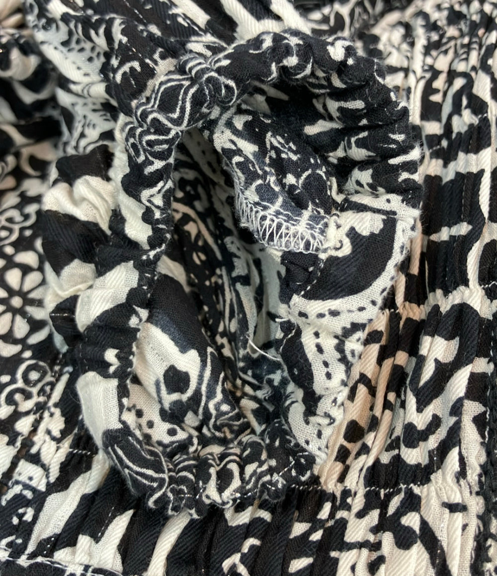 sara mallika 長袖ワンピース パターン レディース SIZE S サラマリカ