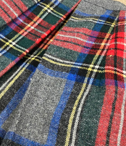 オニールオブダブリン チェックプリーツラップスカート レディース SIZE 10 (M) O’NEIL of DUBLIN