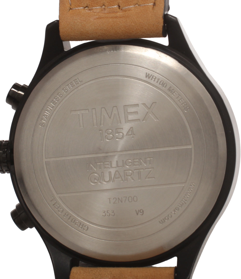TIMEX 腕時計 クオーツ ブラック T2N700 メンズ タイメックス