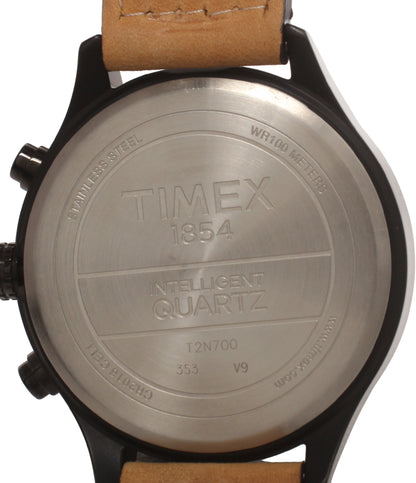 TIMEX 腕時計 クオーツ ブラック T2N700 メンズ タイメックス