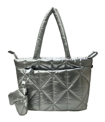 美品 PELLE BORSA トートバッグ キルティング レディース ペレボルサ