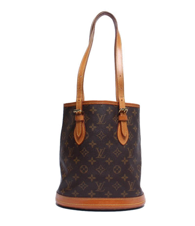 訳あり ルイ・ヴィトン ショルダーバッグ 肩掛け プチバケット モノグラム M42238 レディース LOUIS VUITTON