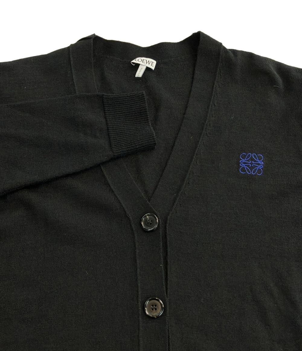 美品 LOEWE 長袖カーディガン アナグラム刺繍 レディース SIZE XS ロエベ