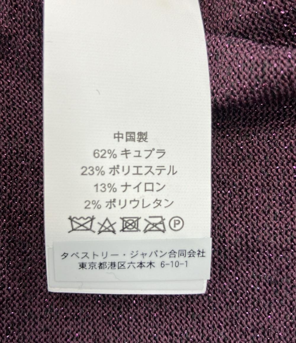 美品 ケイトスペード 長袖ラメニット タートルネック レディース SIZE XS (X S) Kate Spade