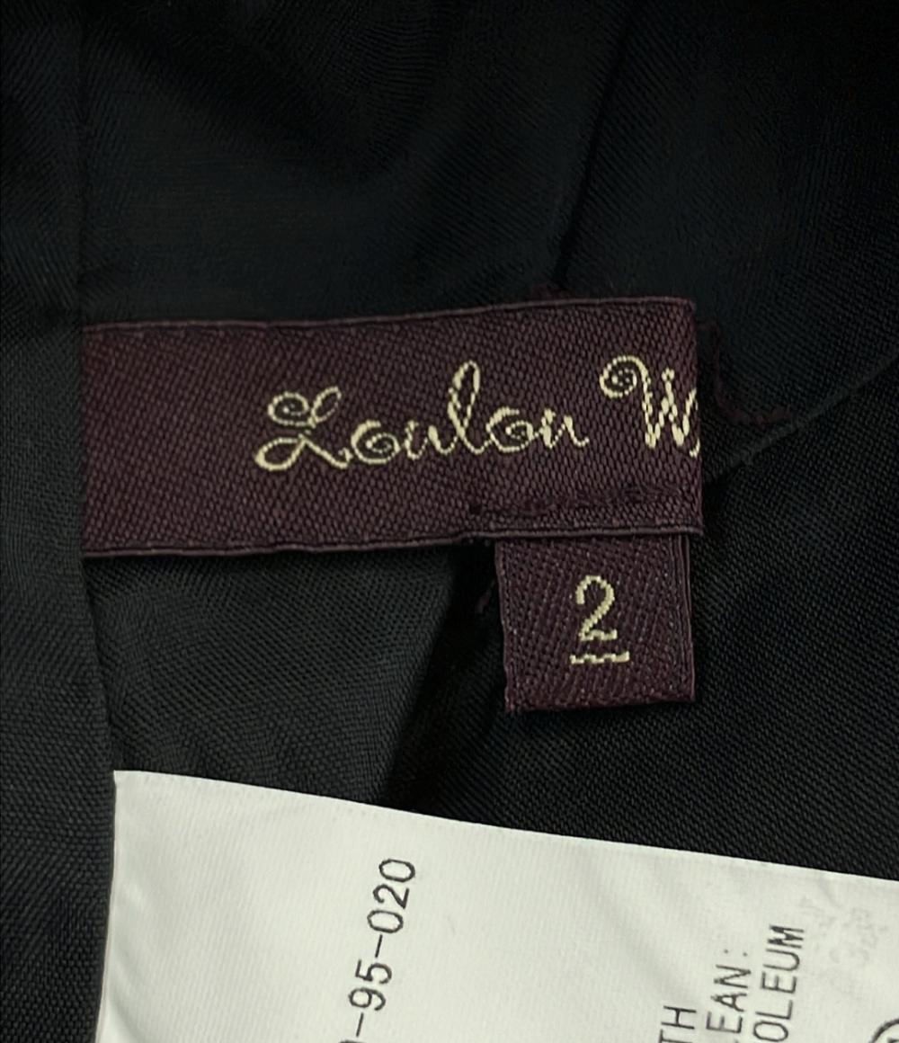 美品 ルルウィルビー ノースリーブワンピース チェック レディース SIZE 2 (L) Loulou Willoughby