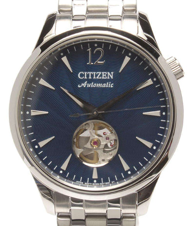 美品 CITIZEN 腕時計 自動巻き ネイビー 8229-003MT04 メンズ シチズン