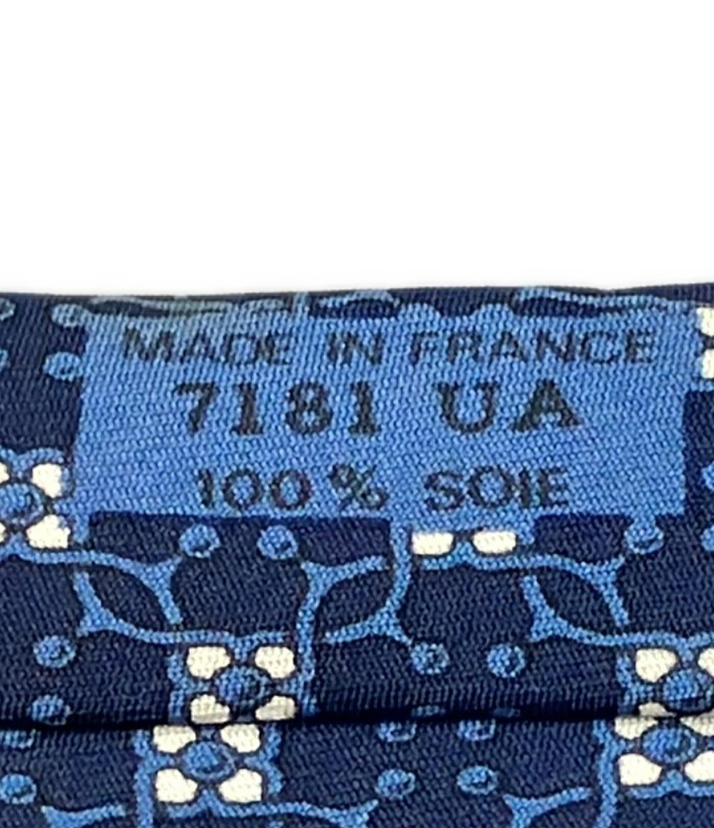 HERMES ネクタイ シルク100% メンズ エルメス