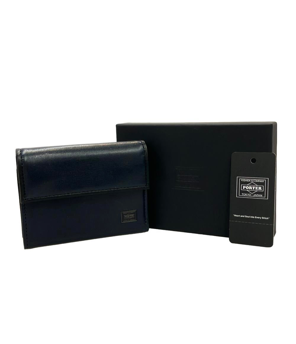 ポーター 美品 ポーター 二つ折り財布 プリュム メンズ PORTER 