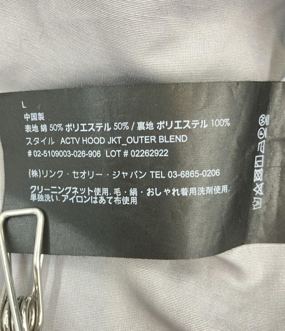 theory パーカー 長袖 ACTV HOOD JKT ダブルジップ 02-5109003 メンズ SIZE L セオリー