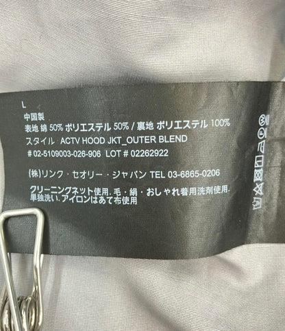 theory パーカー 長袖 ACTV HOOD JKT ダブルジップ 02-5109003 メンズ SIZE L セオリー