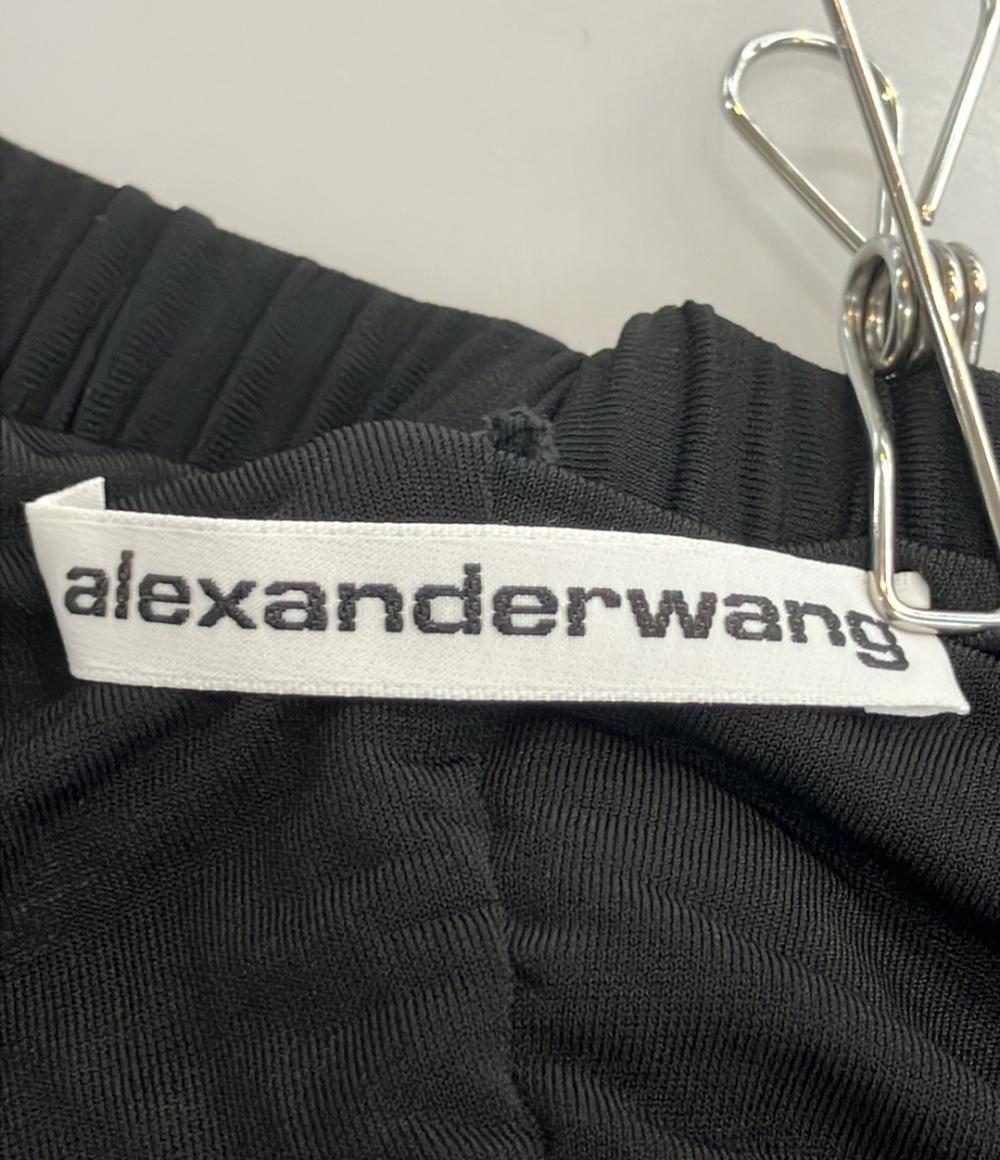美品 Alexander Wang 長袖ワンピース ルシュドロングスリーブミニドレス 1CC2256770 レディース SIZE M アレキサンダーワン