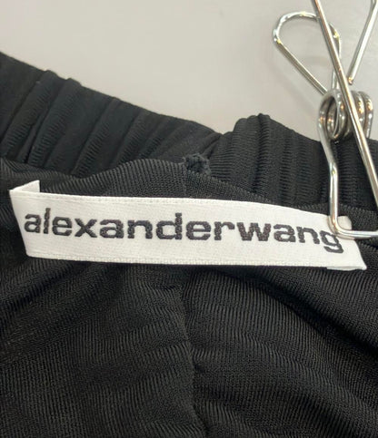 美品 Alexander Wang 長袖ワンピース ルシュドロングスリーブミニドレス 1CC2256770 レディース SIZE M アレキサンダーワン