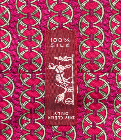 美品 HERMES ネクタイ シルク 100% 7996 EA メンズ エルメス
