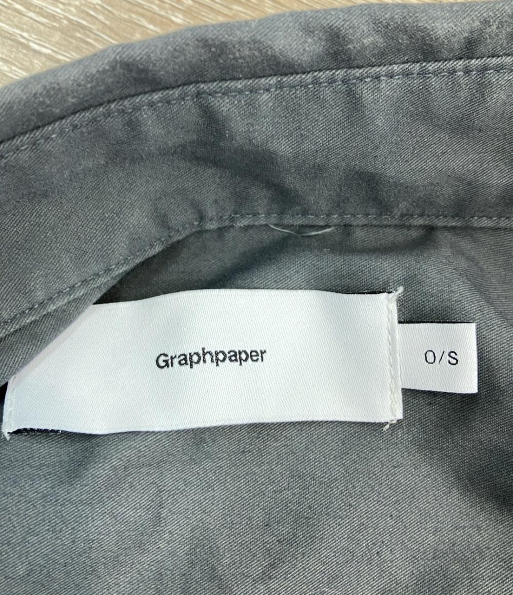Graphpaper 長袖シャツ Oversized Box Shirt 24SS GM241-50292B メンズ SIZE S グラフペーパー