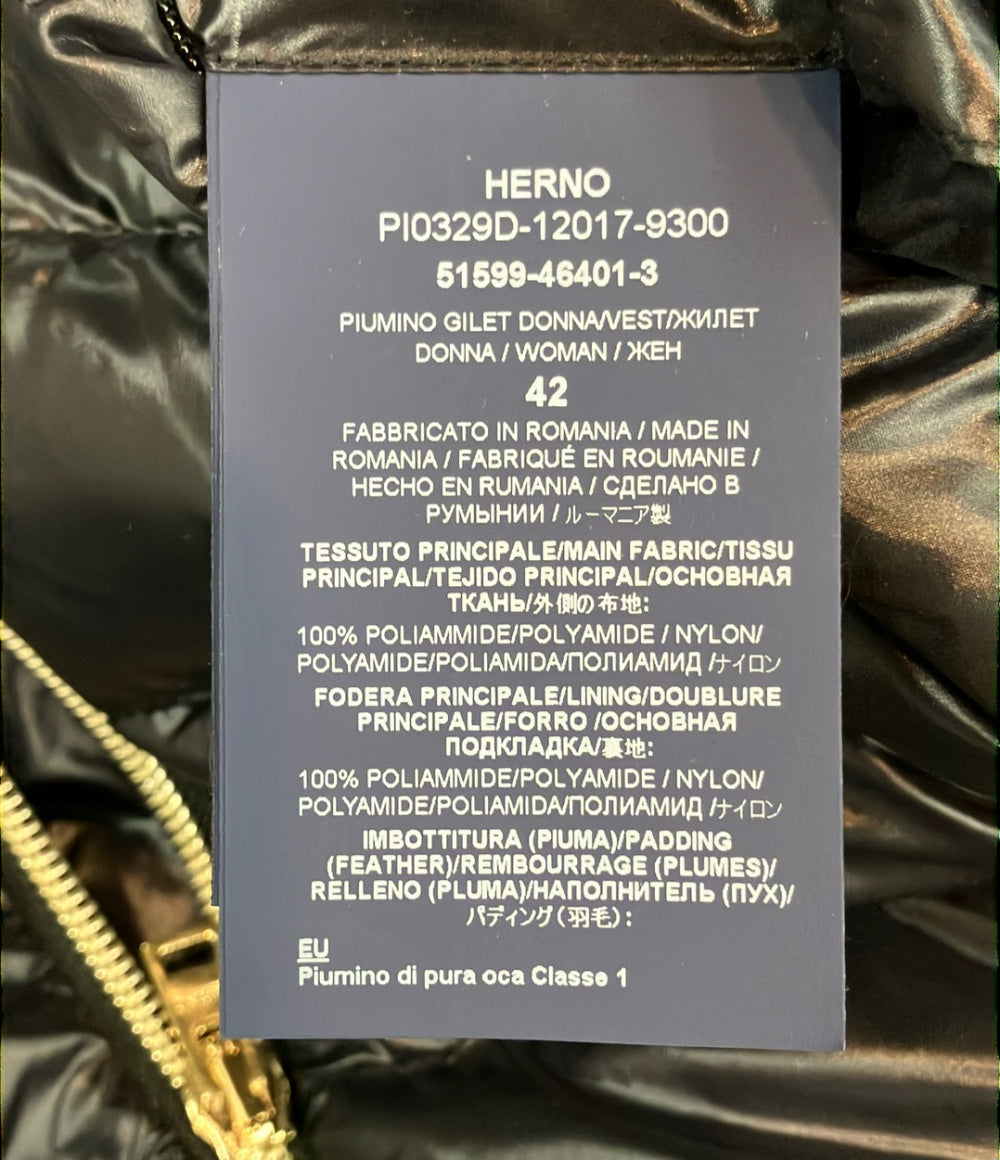 Herno ダウンベスト レディース SIZE 42 ヘルノ