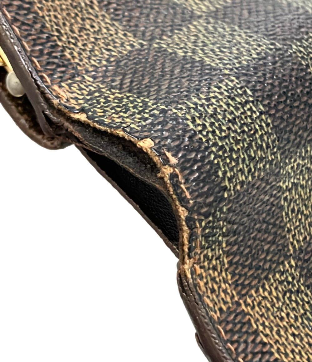LOUIS VUITTON 二つ折り財布 ポルトフォイユ ヴィエノワ ダミエ エベヌ N61674 レディース メンズ ルイ・ヴィトン