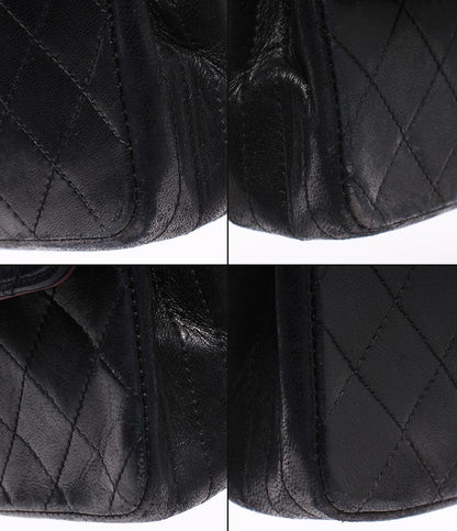 CHANEL チェーンショルダーバッグ シングルフラップ 斜め掛け ヴィンテージ ラムスキン ゴールド金具 マトラッセ レディース シャネル