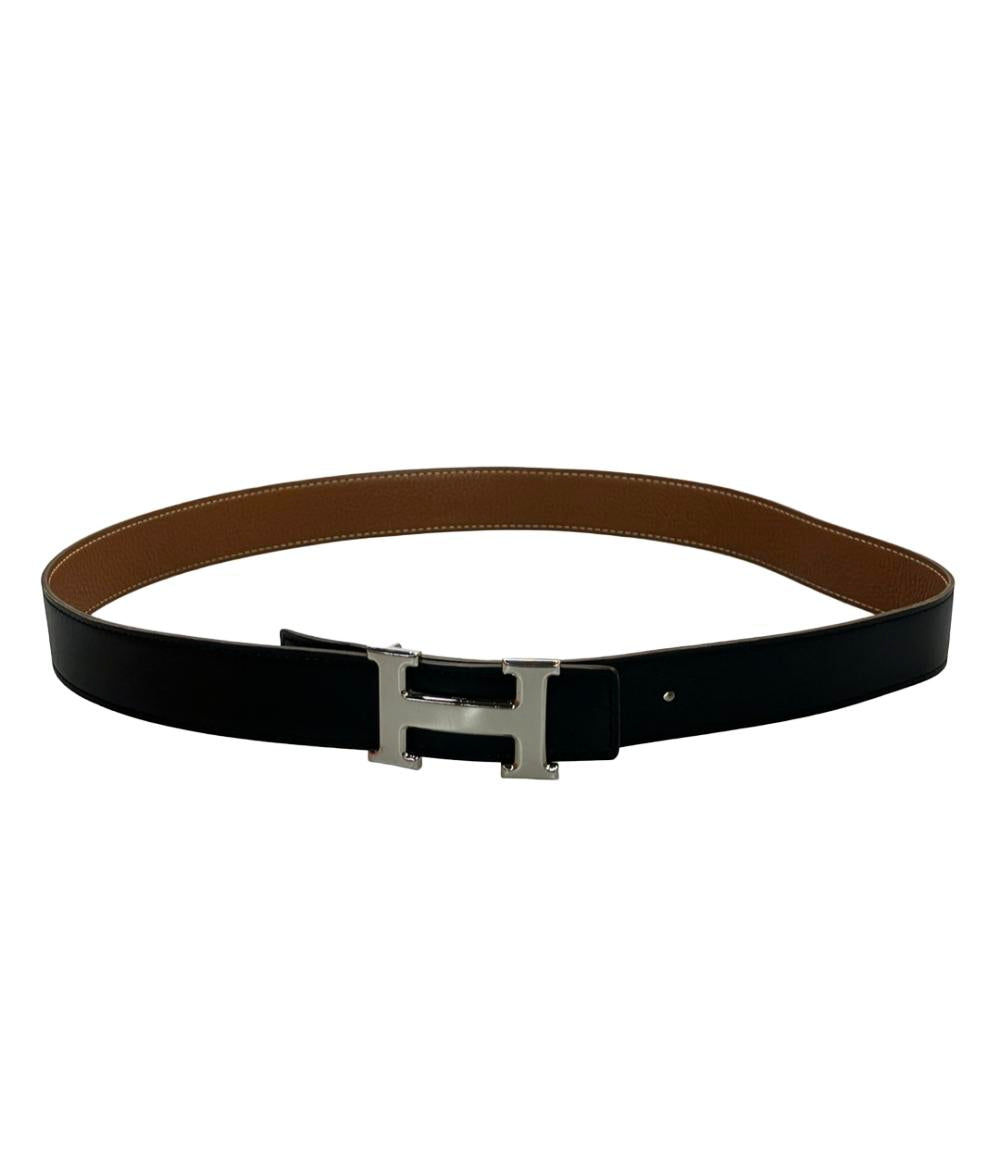 エルメス ベルト シルバー金具 Hバックル コンスタンス メンズ HERMES