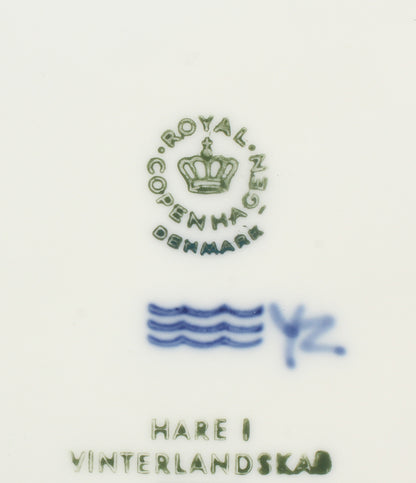 美品 Royal Copenhagen イヤープレート 飾り皿 18cm 1971 ロイヤルコペンハーゲン