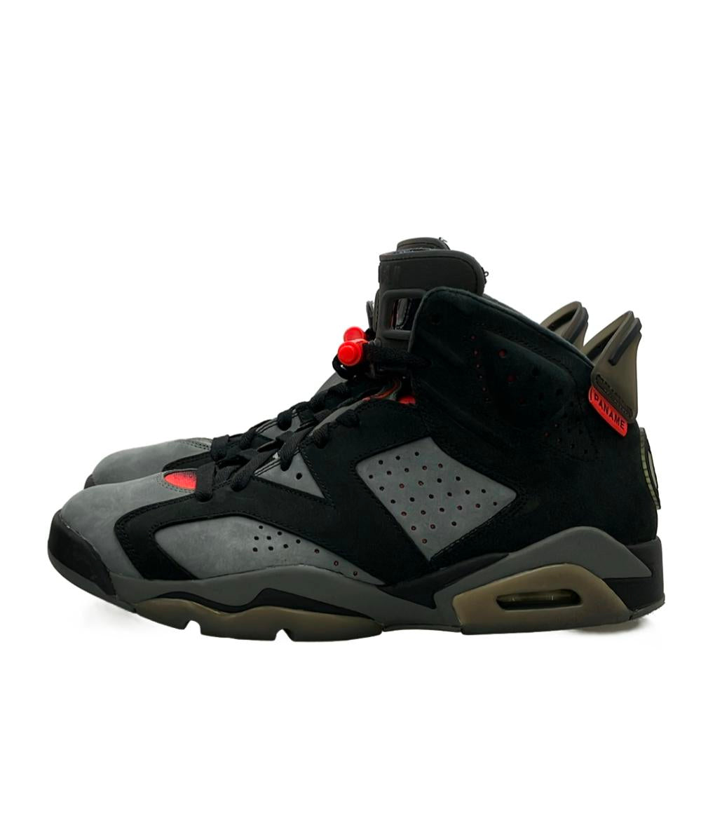 AIR JORDAN NIKE ミドルカットスニーカー アイアングレー/インフラレッド23-ブラック エアジョーダン 6 レトロ PSG CK1229-001 メンズ SIZE 28.0 (XL)