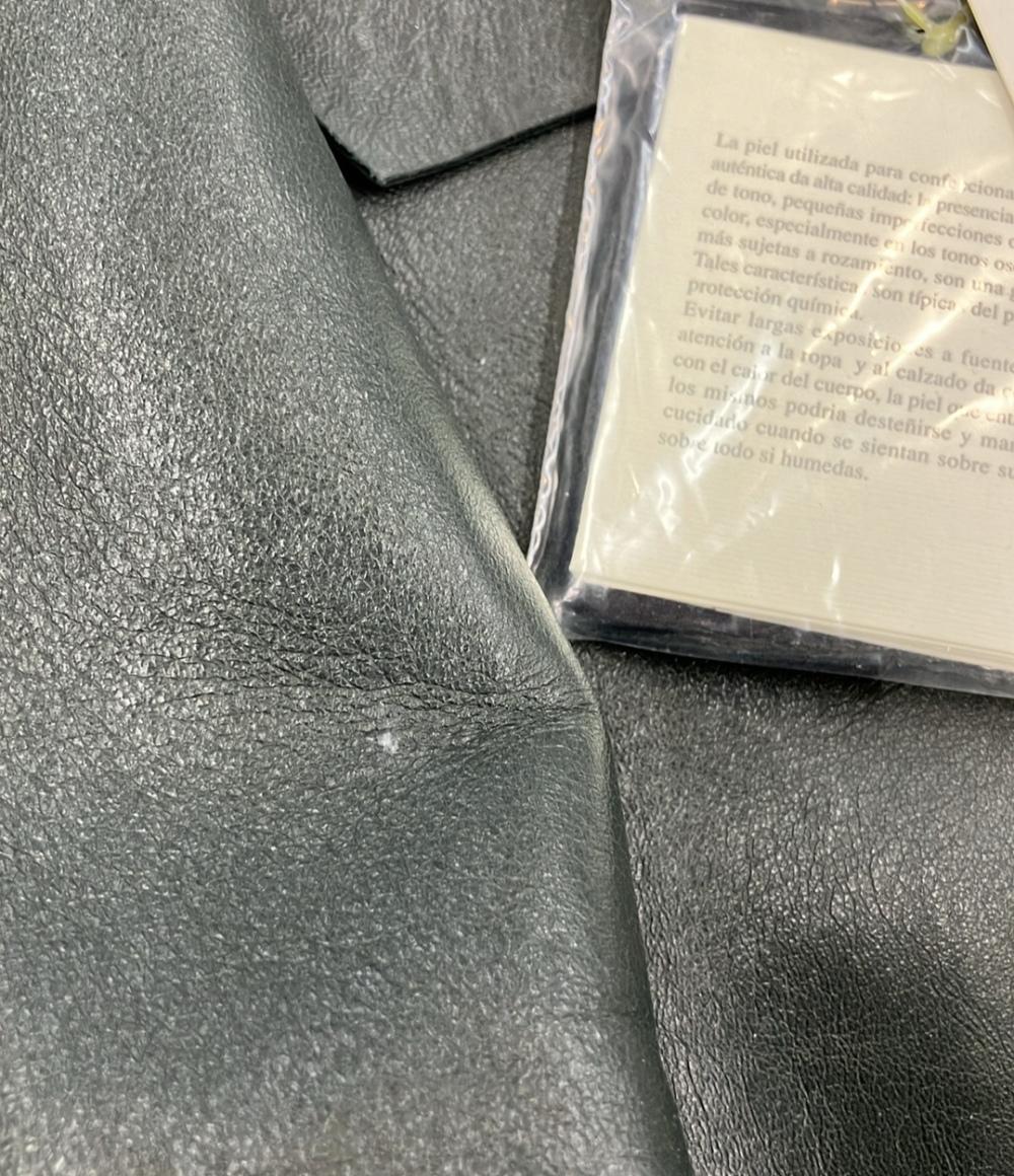 スポーツマックス ノーカラーレザージャケット レディース SIZE 42 (M) SPORTMAX