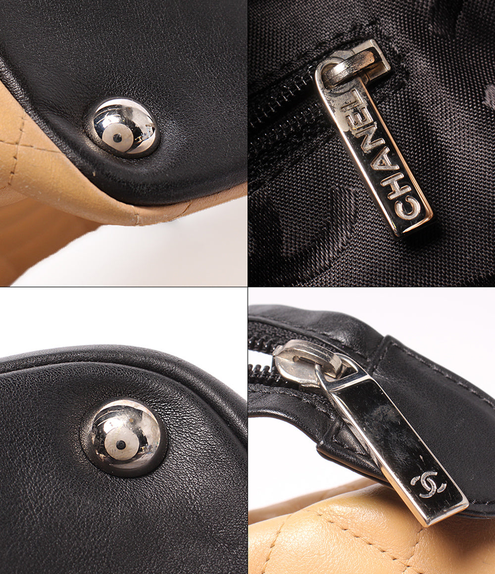 CHANEL トートバッグ ショルダーバッグ 肩掛け シルバー金具 9番台 カンボンライン　ココマーク カーフスキン レディース シャネル