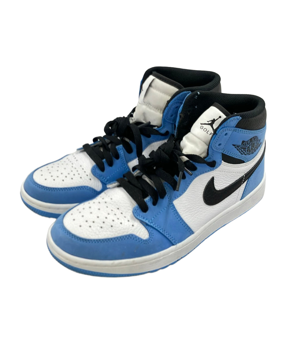 NIKE ハイカットスニーカー ゴルフシューズ エア ジョーダン 1 ハイ ゴルフ DQ0660-400 メンズ SIZE 27.0 (L) ナイキ