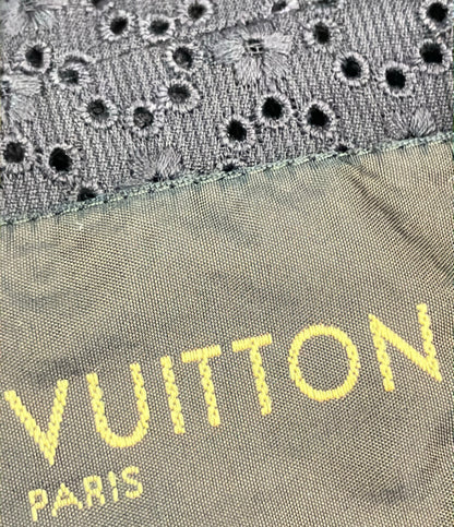 LOUIS VUITTON テーラードジャケット フリル パッチング レース レディース SIZE 36 (S) ルイ・ヴィトン