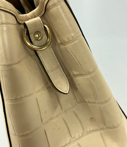 コーチ 2way クロコ型押しレザーハンドバッグ ショルダーバッグ 斜め掛け F55927 レディース COACH