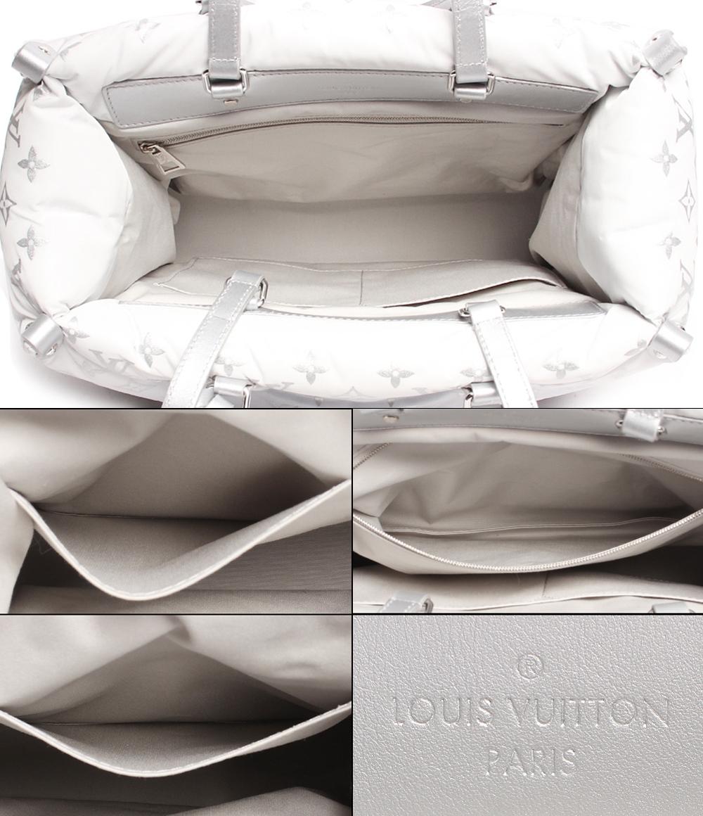 美品 ルイヴィトン トートバッグ オンザゴー MM モノグラム ナイロン グラデーション フロスト LV SKI LVスノー カプセルコレクション M11847