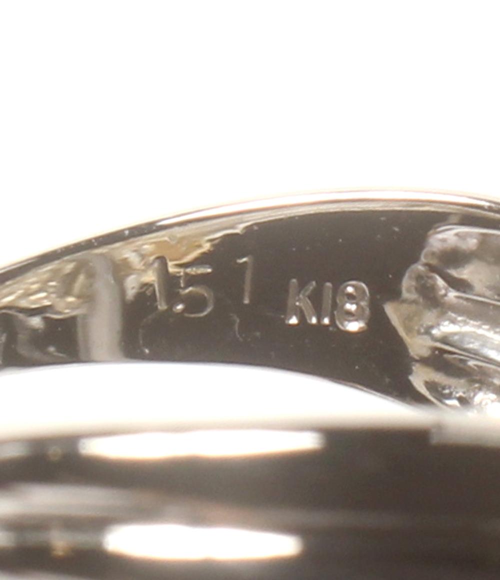 美品 リング 指輪 K18 Pt900 ダイヤ1.51ct レディース SIZE 16号