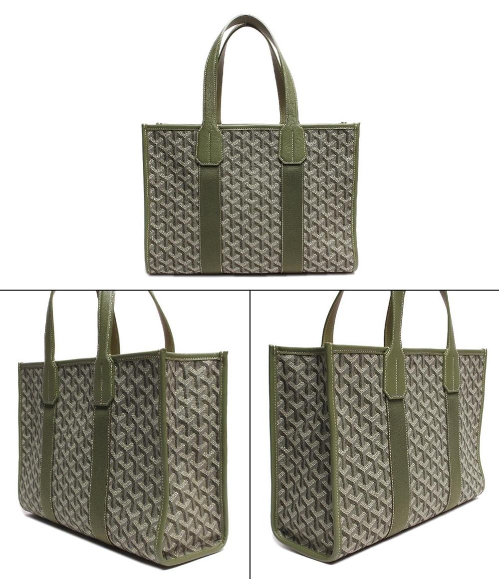 ゴヤール トートバッグ ヴィレットPM 2023年スペシャルエディション ジャガードキャンバス×シュヴロッシュカーフスキン カーキ レディース GOYARD