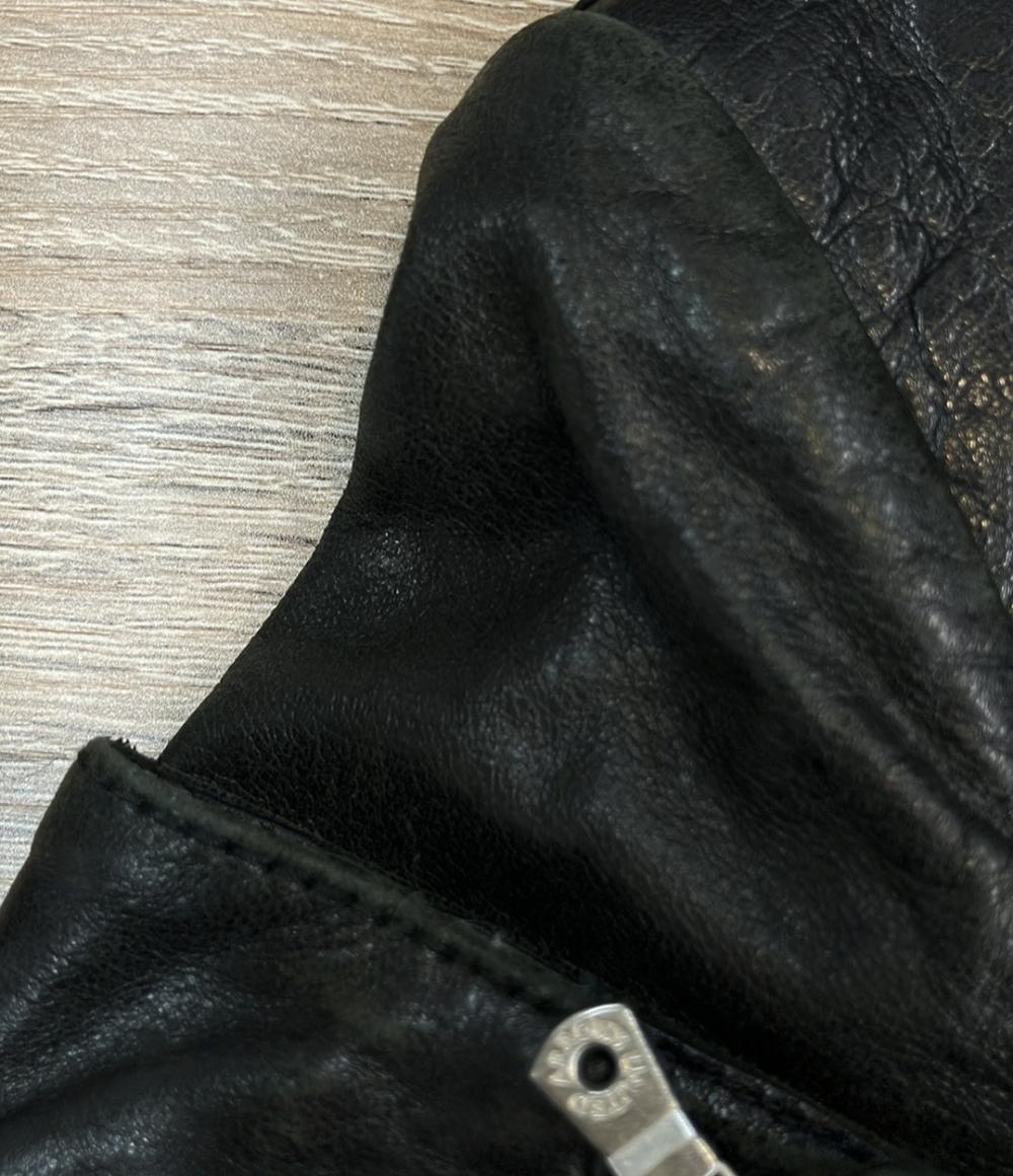 訳あり UNITED ARROWS シングルライダースジャケット 1125-199-3843 レディース SIZE S ユナイテッドアローズ