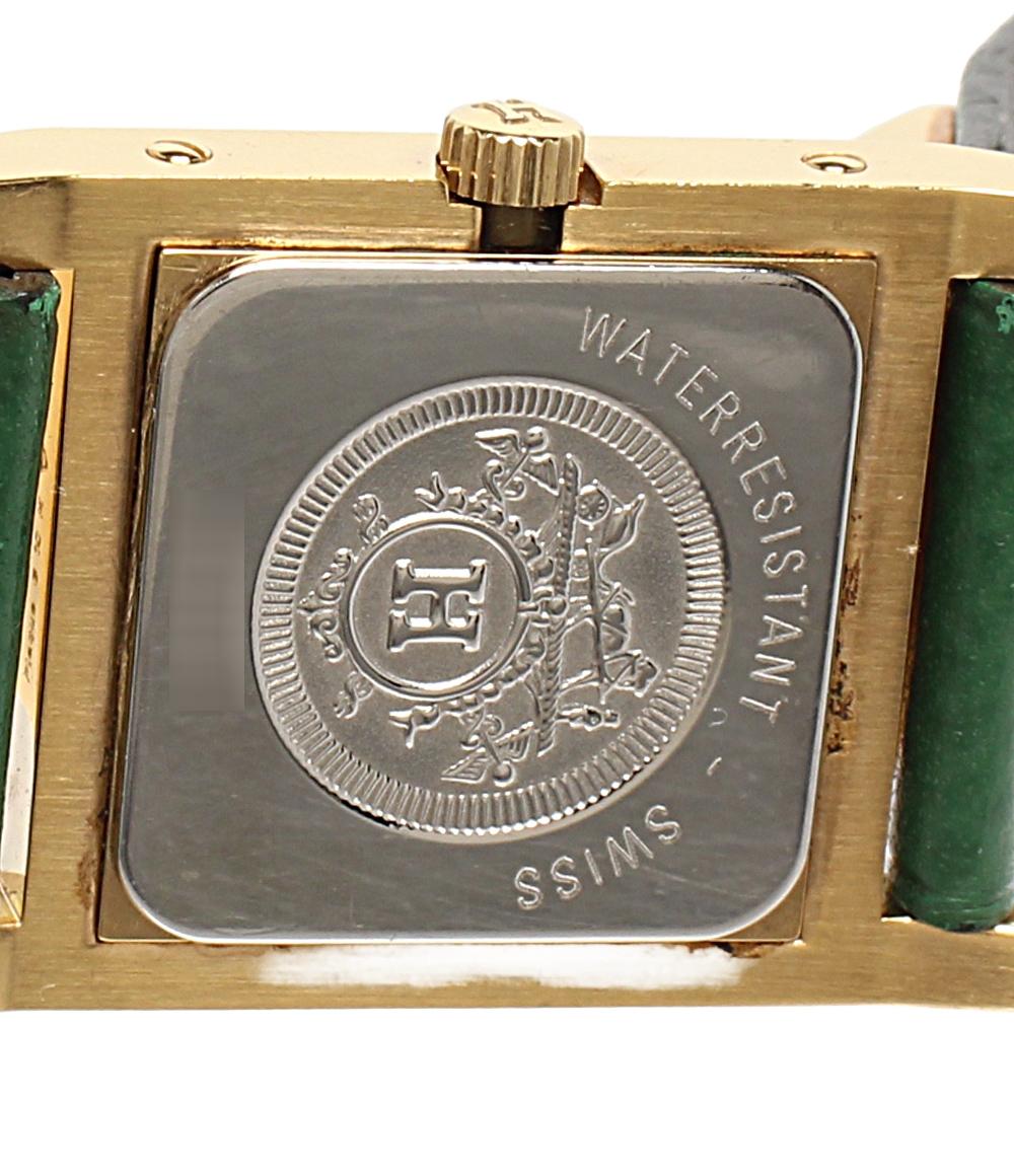 HERMES 腕時計 クオーツ ホワイト ME1.201 レディース エルメス