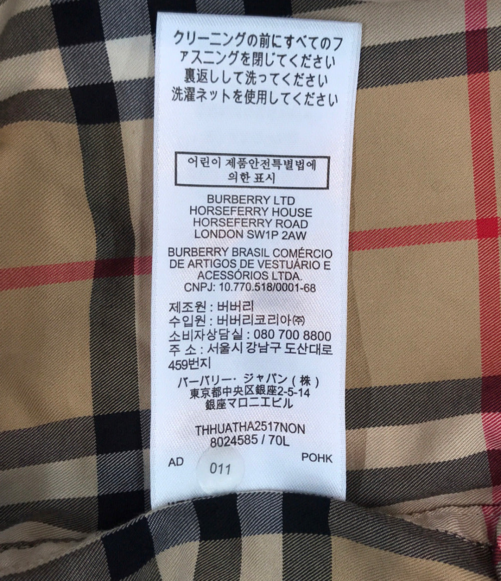 BURBERRY ベルテッド 長袖ワンピース ノバチェック 8024585 レディース SIZE 34 バーバリー