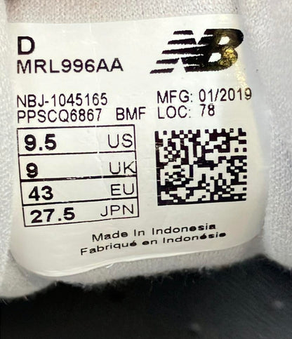 ニューバランス ローカットスニーカー MRL996AA メンズ SIZE 27.5 (L) NEW BALANCE