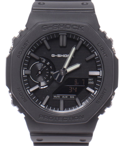 美品 CASIO 腕時計 リュクスブラック G-SHOCK クオーツ ブラック GA-2100LXB メンズ カシオ