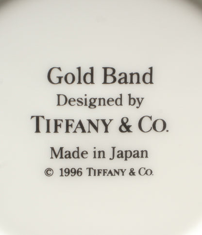 美品 Tiffany & Co. カップ＆ソーサー 2客セット ペア ゴールドバンド ティファニー