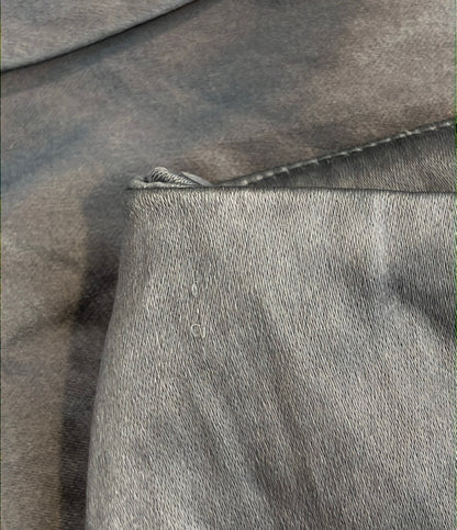 PRADA シルク混 アシンメトリー リボン ミニスカート P1726U レディース SIZE 38 (M) プラダ