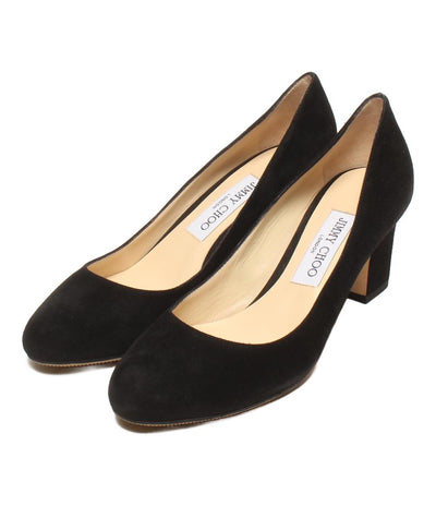 Jimmy Choo パンプス スエード チャンキーヒール レディース SIZE 37 (24cm) ジミーチュウ
