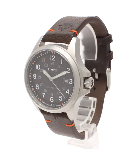 美品 TIMEX 腕時計 エクスペディション ノース フィールド ソーラー ブラック TW2V64100 メンズ タイメックス