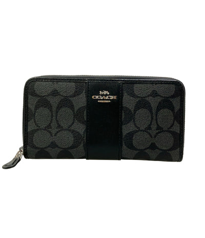 COACH ラウンドファスナー長財布 シグネチャー F54630 レディース コーチ