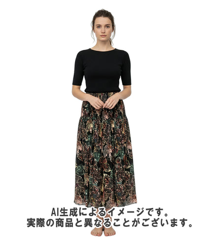 CHANEL シフォン スカート P59977V45574 レディース SIZE 36 (M) シャネル